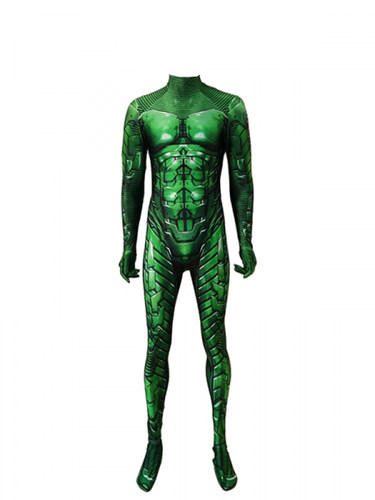 万圣节超.级反派绿恶魔连体紧身衣Green Goblin Cos角色扮演服