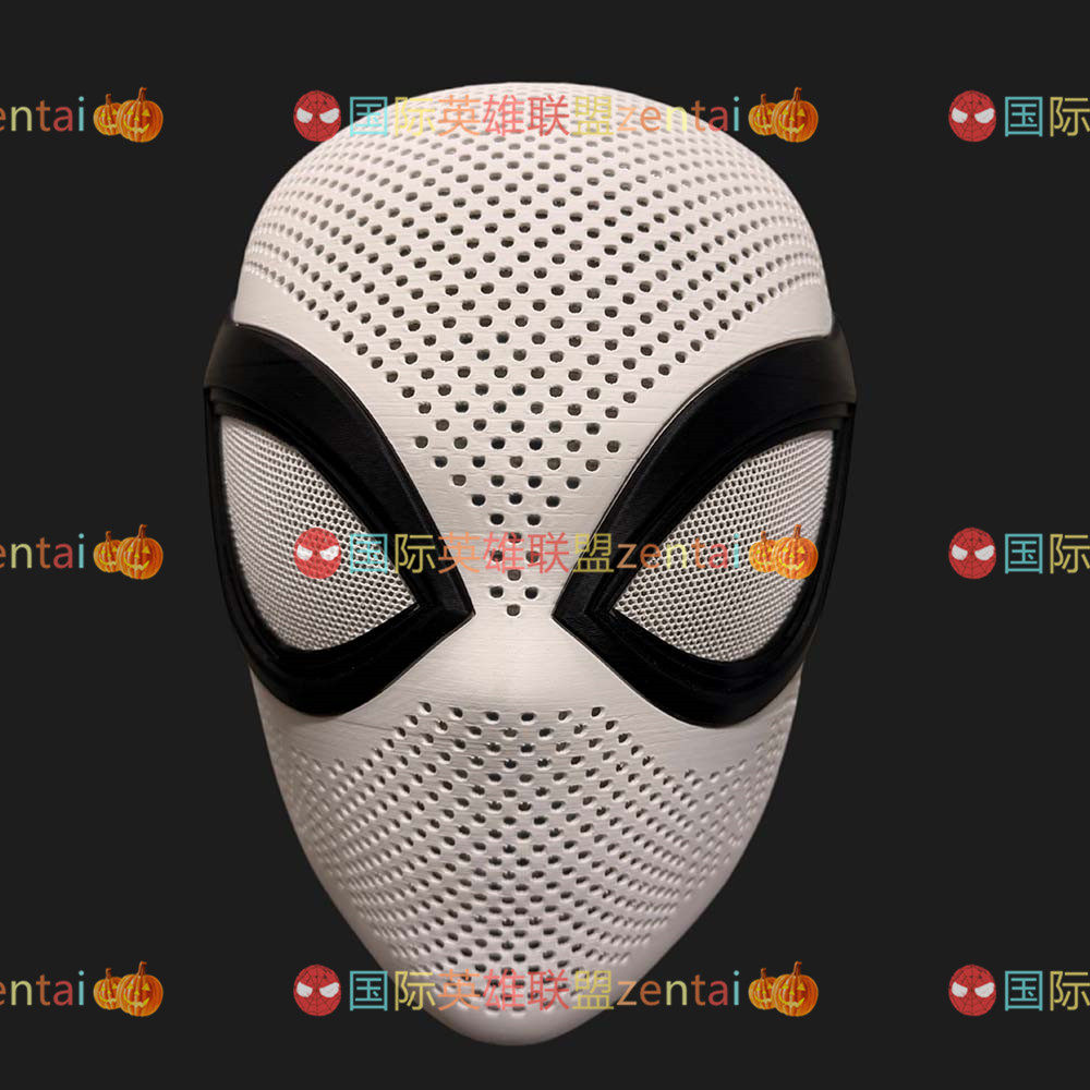 成人PS5 faceshell带透气孔磁吸眼睛蜘蛛侠立体塑形面具 均码