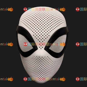 成人PS5 faceshell带透气孔磁吸眼睛蜘蛛侠立体塑形面具 均码