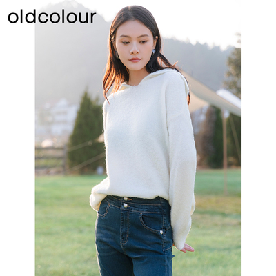oldcolour春季新款白色