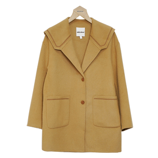 oldcolour学院风大衣冬季新款气质减龄大码毛呢外套女O48152406