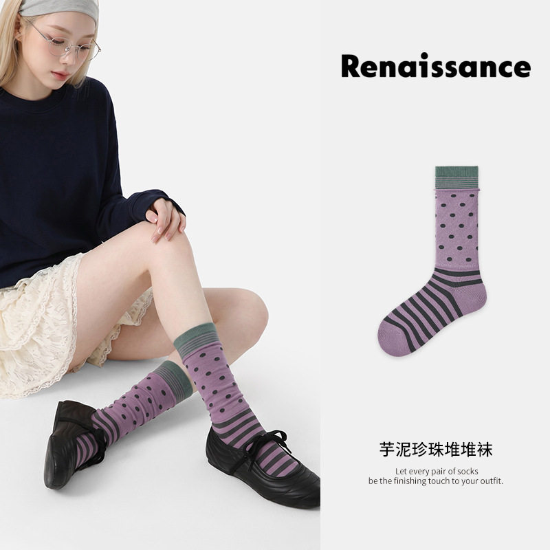 Renaissance文艺复兴女堆堆袜子
