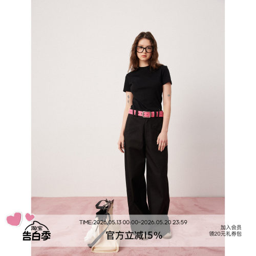 SEEKSIMPLE双斜口袋休闲裤