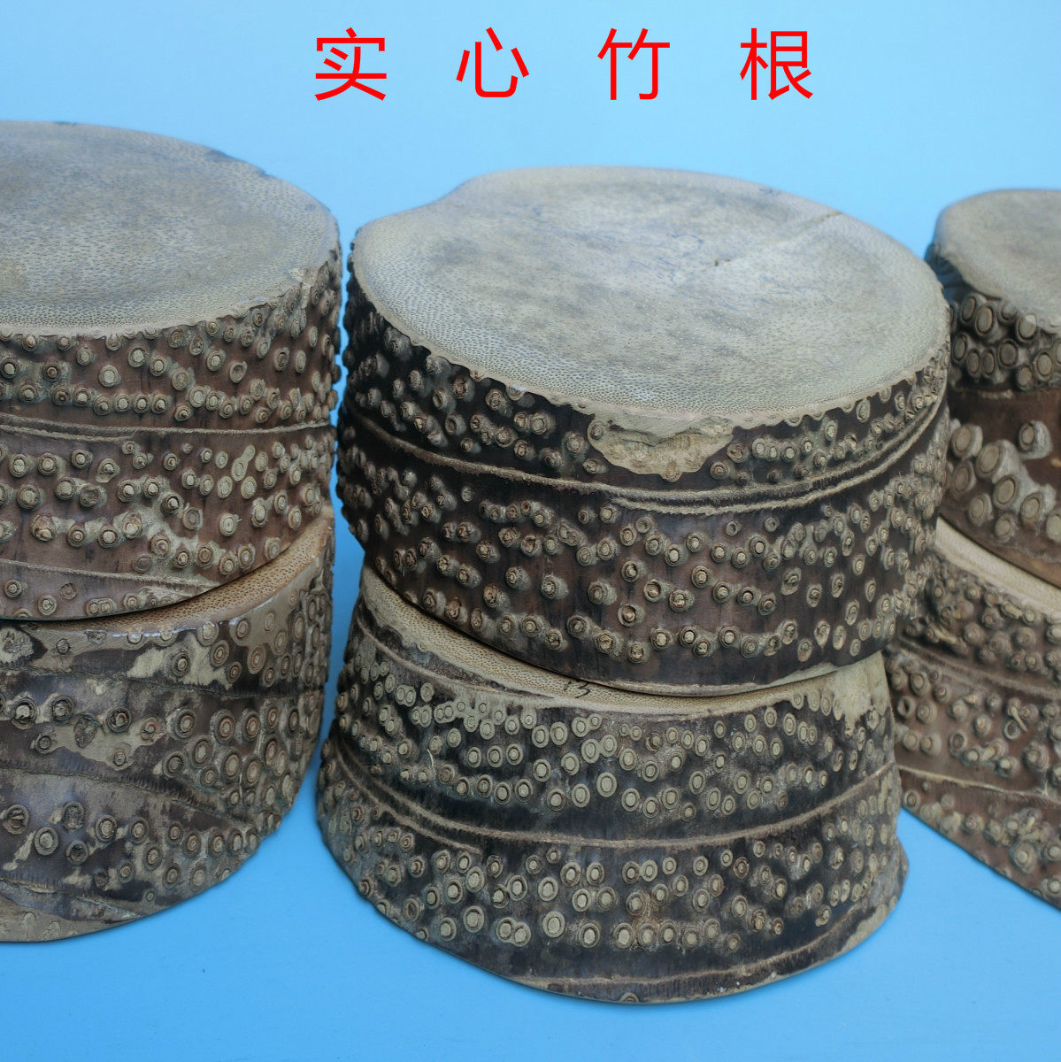 龙血金丝竹实心竹根棕竹手串手球个性创意雕刻料竹制品文玩古董65