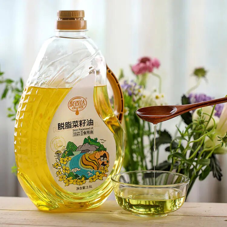 脱脂菜籽油 低芥酸 原料来自中国南漳 2.5L