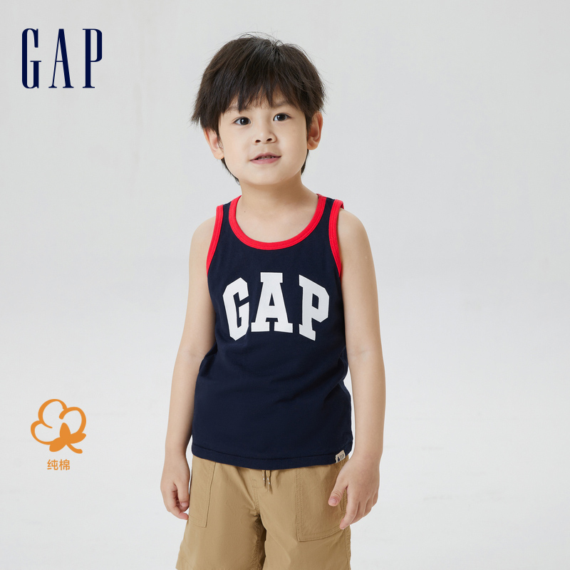 Gap 盖璞 男幼童运动风无袖上衣 <br>