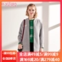 Ayilian 2019 mùa thu áo mới mùa thu nữ dài thời trang thêu áo len dài tay nữ - Trung bình và dài Coat áo len cardigan