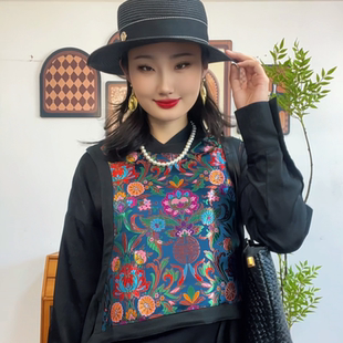 【繁花】新中式国风马甲老钱风女装经典百搭款复古提花织锦缎宋锦