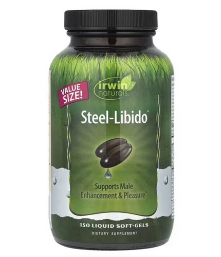 Irwin naturals钢的*欲*望男性加强愉悦性活力液体软凝胶75粒