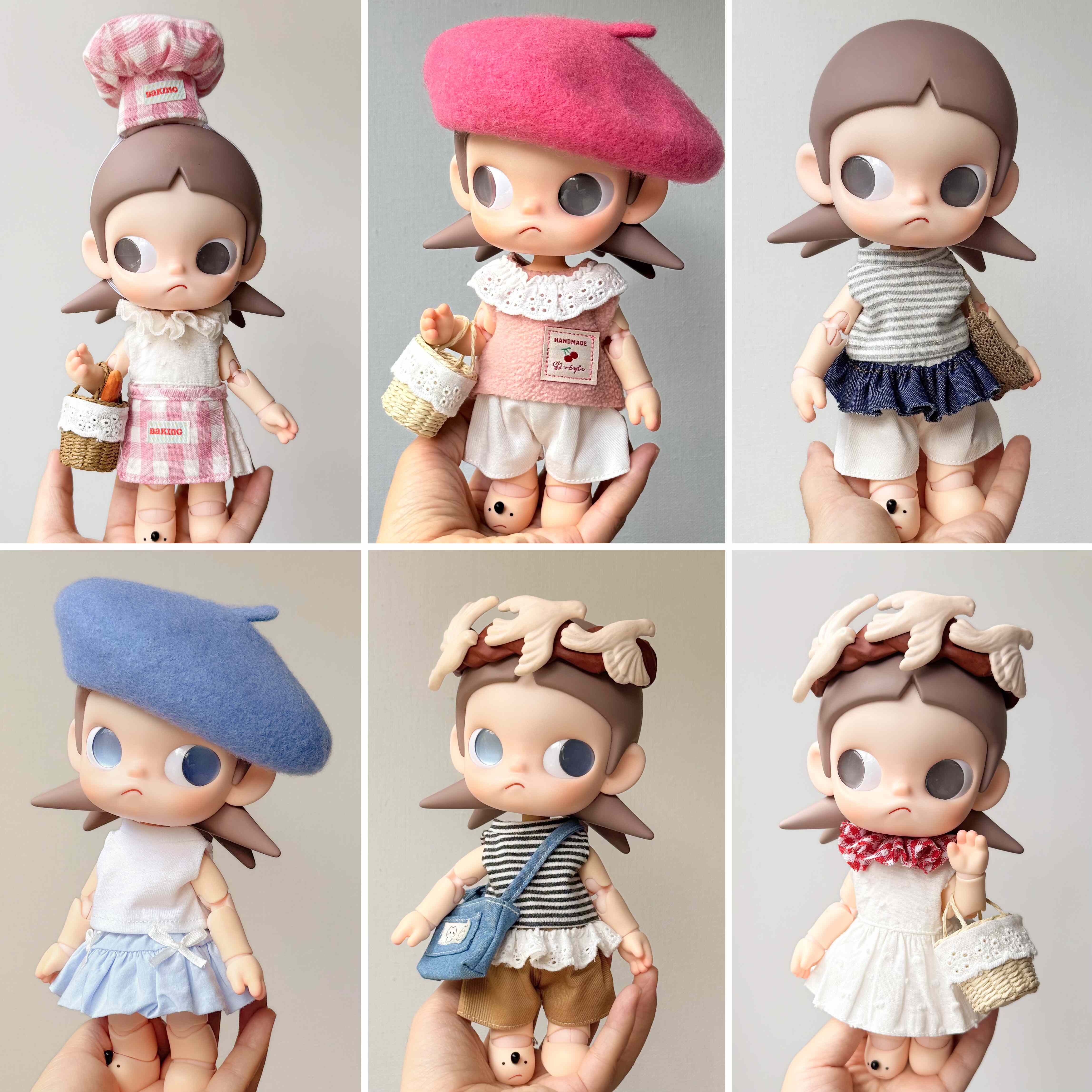 新款zsiga嘎子姐关节玩偶穿搭可爱裙子衣服bjd手作娃衣