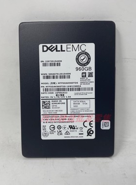Dell/戴尔 960G SSD SATA 服务器硬盘 0CDC61 6KCYT 读取密集型
