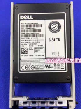 DELL 0JR1HP 3.84T SAS SSD固态硬盘R740 R640 R840 R940 T630
