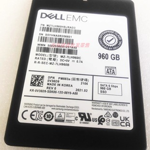 0V36D9 固态硬盘 960G 7LH960C PM883A 6Gb SATA SSD EMC DELL