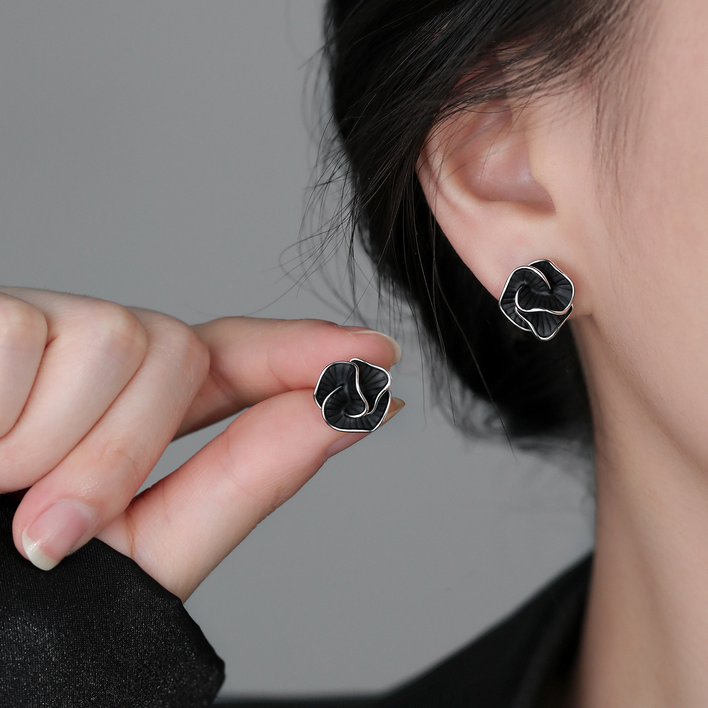 【巷南】999银山茶花耳钉爆款高级感2025新款耳环女轻奢小众耳饰,饰品/流行首饰/时尚饰品新,耳钉,淘宝优惠券,粉丝福利购,淘宝优惠卷