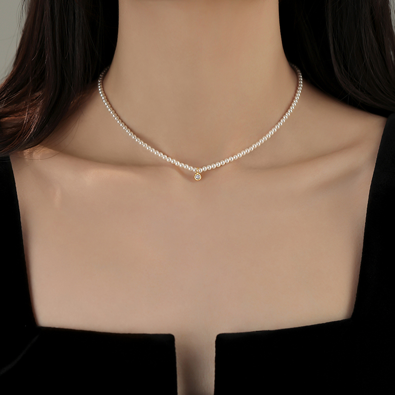 巷南珍珠项链高级感爆款颈链