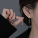 耳环高级感耳饰 2026新款 巷南 999纯银星月耳线小众设计女爆款