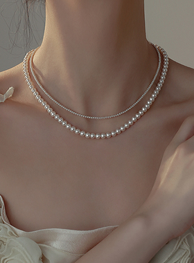 巷南施家珍珠颈链轻奢小众