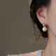 999银珍珠耳环轻奢高级感女耳饰2026新爆款 巷南 小众设计耳钉