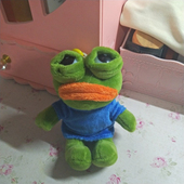 frog 原创漫联七夕孤寡悲伤蛙联名青蛙毛绒挂件 佩佩公仔sad 周边