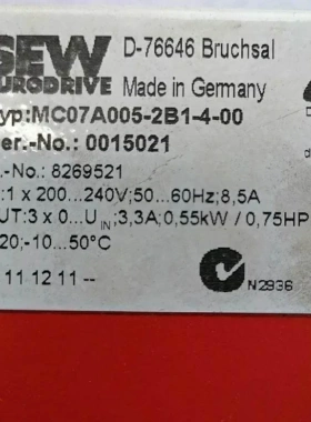 非实价议价议价非实价议价议价议价SEW变频器模块 MTS11A015-503-