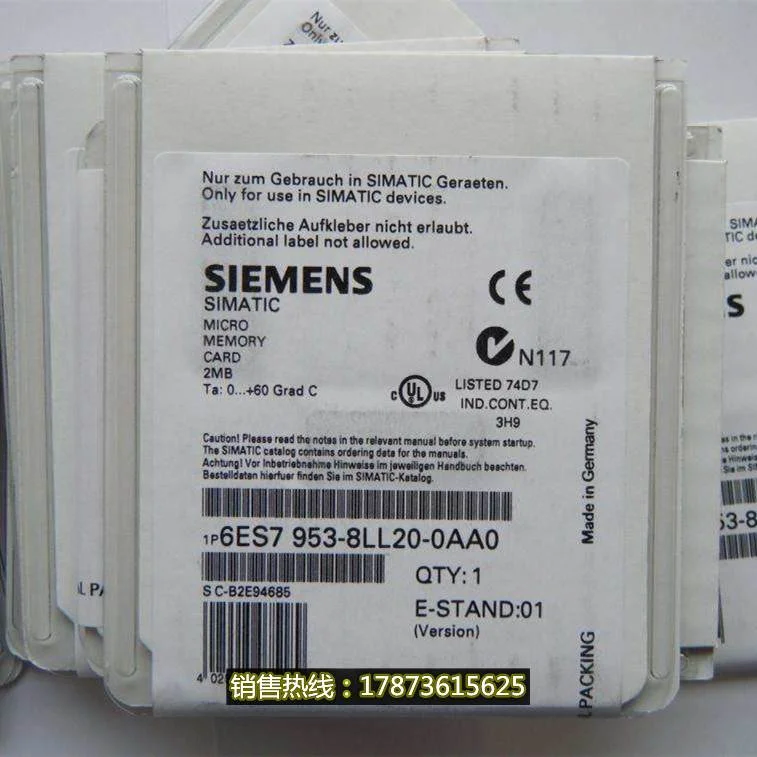 非实价议价议价6ES7 953-8LL20-0AA0 PLC程序内存储卡 6ES7953-8L