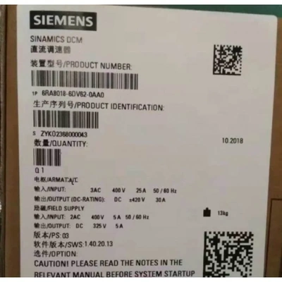 非实价议价议价6RA80186DV620AA015A直流调速器6RA8018-6DV62-0AA