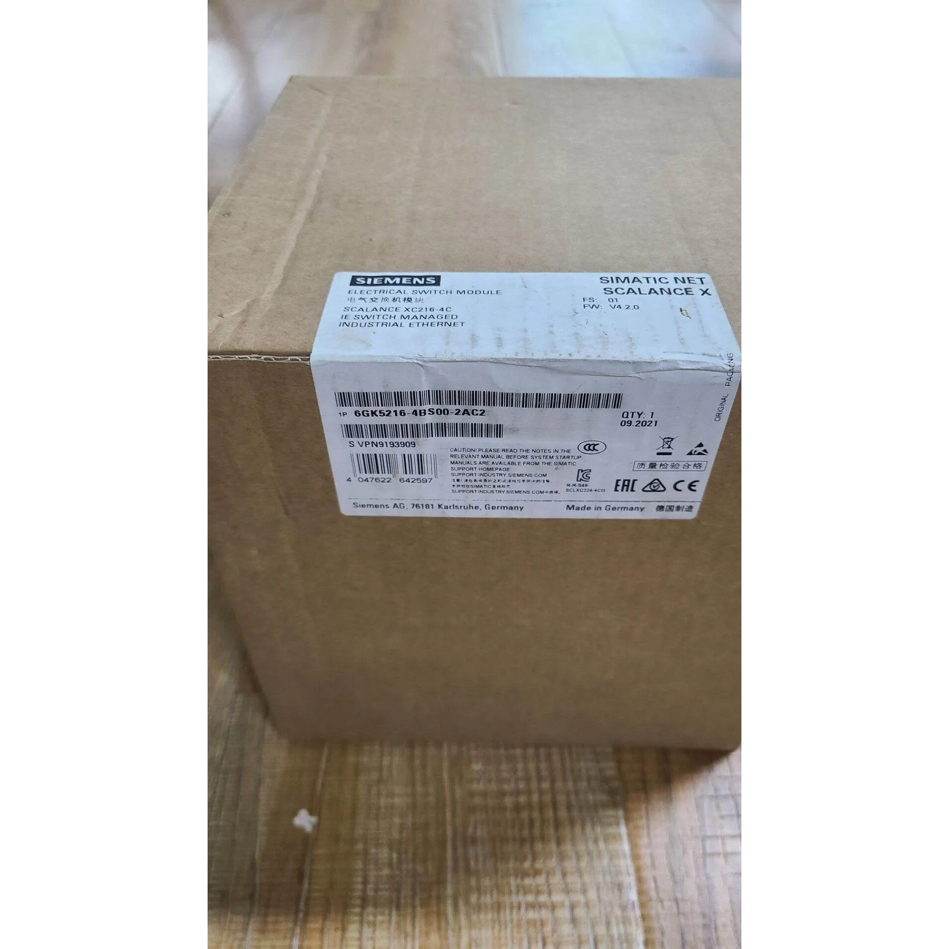 非实价议价议价6GK5216-4BS00-2AC2可管理层面2IE交换机6GK52164B