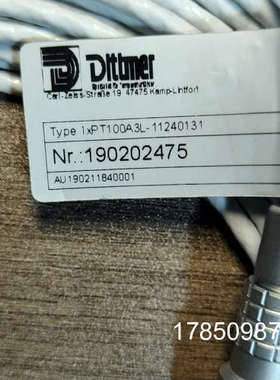 议价德国Dittmer轴承温度计dittmer1xpt100A3L议价