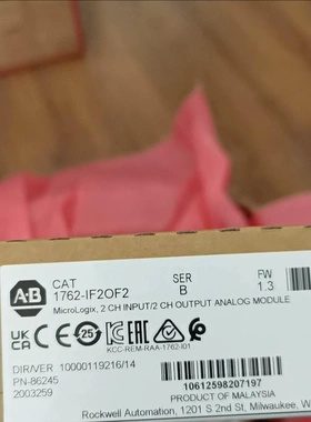 非实价议价议价现货 1762-IF2OF2 MicroLogix 4通道模拟组合模块