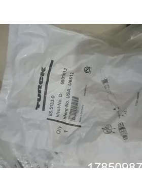 议价TURCK 图尔克连接器BS5133-0  三芯公连接器，还议价议价