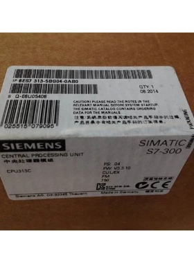非实价议价议价S7-300PLC CPU313C中央处理器6ES7313-5BG04-0AB0/