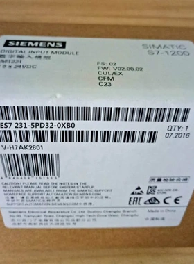 非实价议价议价6ES72315PD320XB0SM1231热电阻6ES7231-5PD32-0XB0