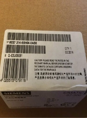 非实价议价议价6ES73146BH040AB0 S7-300CPU 314C-2PTP带MPI 6ES7