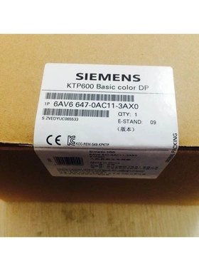 非实价议价议价全新原装6AV6 647-0AC11-3AX0 KTP600触摸屏6AV664