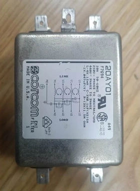 非实价议价议价TE泰科corcom三相四线滤波器20AYO1 F7694抗非实价