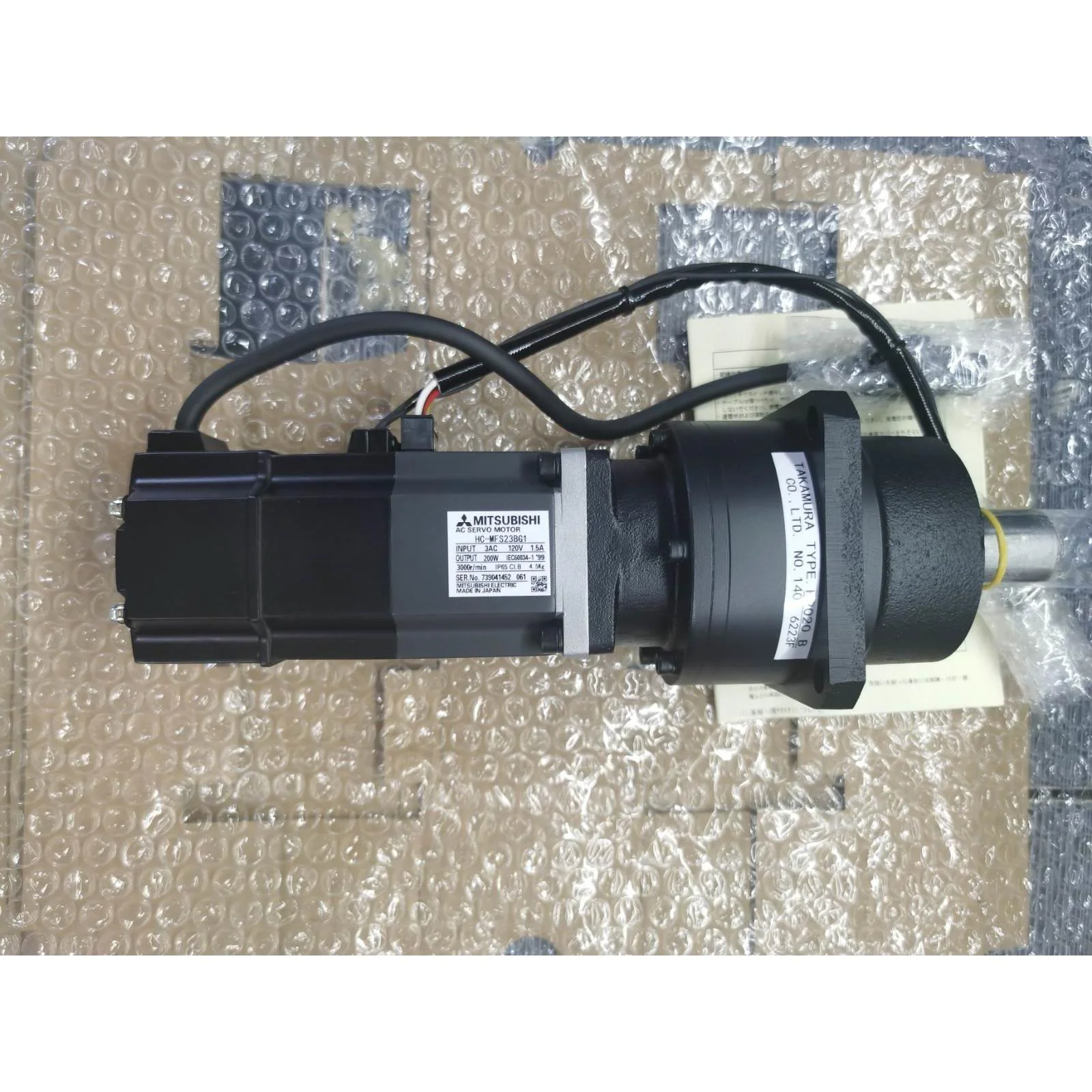 非实价议价议价伺服电机 HC-MFS23BG1 比速1：20 质保一年 议价销