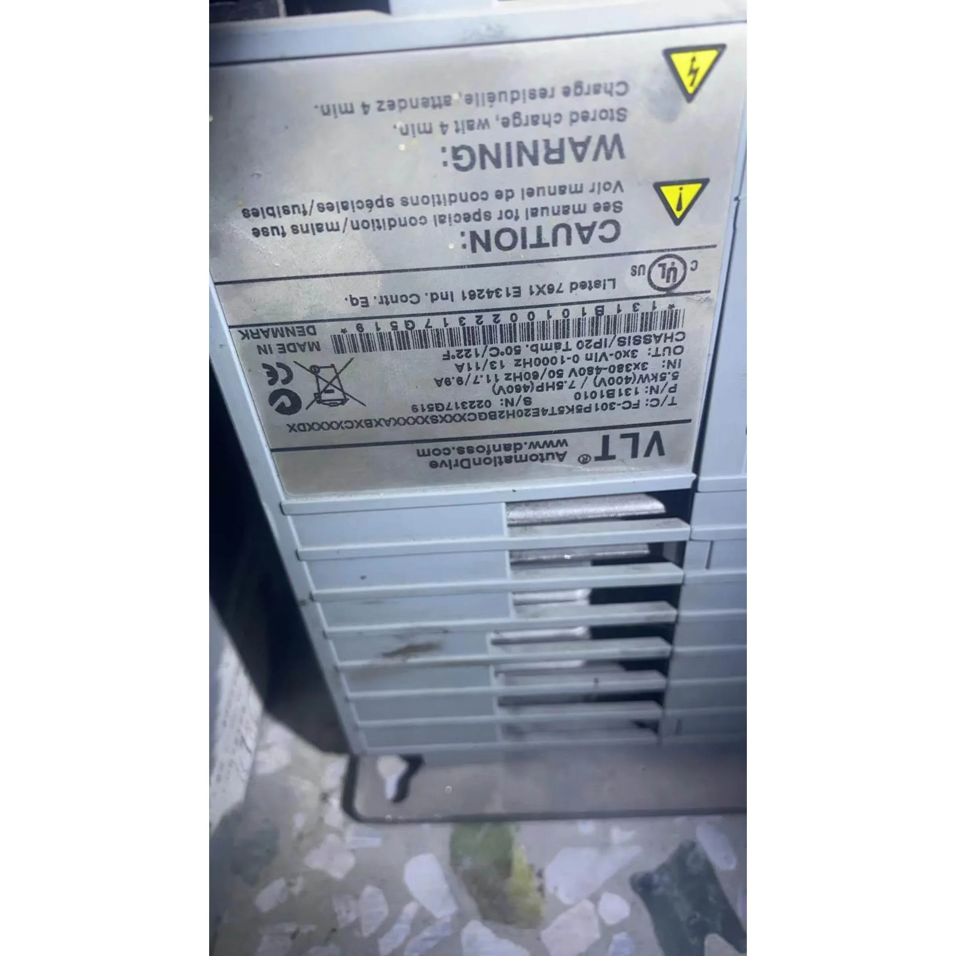 非实价议价议价FC-301P5K5T4E20H2BG丹佛斯变频器原装拆机包好议