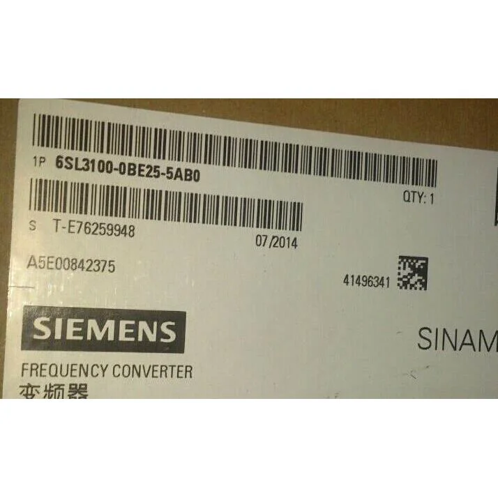 非实价议价议价西门子6SL3100-0BE25-5AB0全新原装现货6SL3 1OO-O