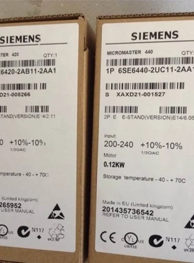 非实价议价议价6SE64402UC112AA10.12千瓦变频器6SE6440-2UC11-2A