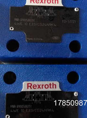 议价R900588201力士乐带电磁启动的直动式方向滑阀WE 10 E3X/CG24