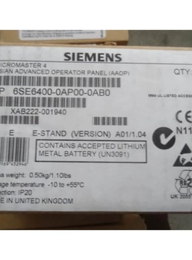 非实价议价议价AAOP高级操作面板6SE6400-0AP00/OAPOO-0AB0/OABO