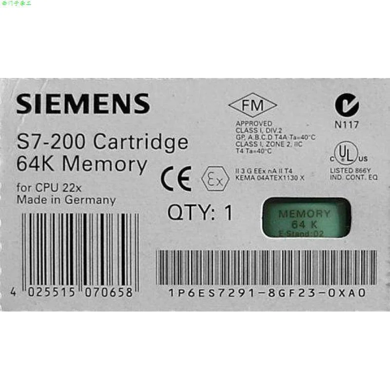 非实价议价议价6ES7291-8GF23-0XA0 原装存储卡64K 6ES7 291-8GF2