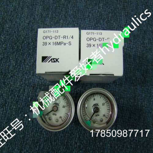 议价日本ASK压力表OPG-DT-R1/4-39x4MPa-S议价