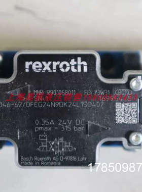 议价4WE6D46-6X/OFEG24N9DK24L1SO407 R901058011力士乐REXROTH电
