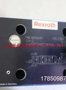 议价R901493886 4WRPEH10C3B100L-31/M/24A1德国力士乐REXROTH比