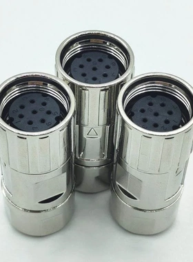 非实价议价议价6FX20030SL13 信号连接器直线式 锁紧螺母 插座触