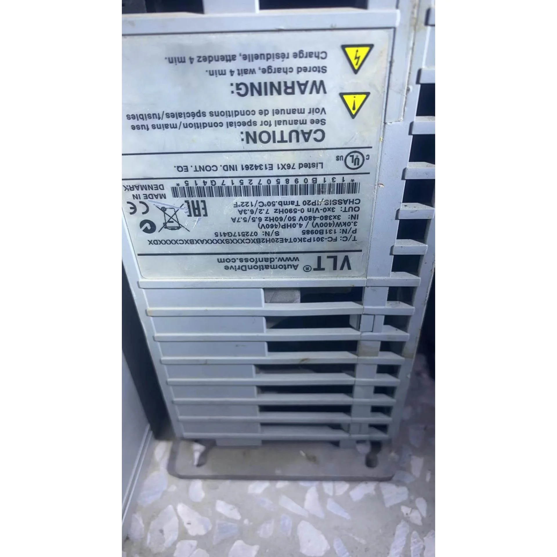 非实价议价议价FC-301P3K0T4E20H2BX 丹佛斯变频器原装拆机包好议