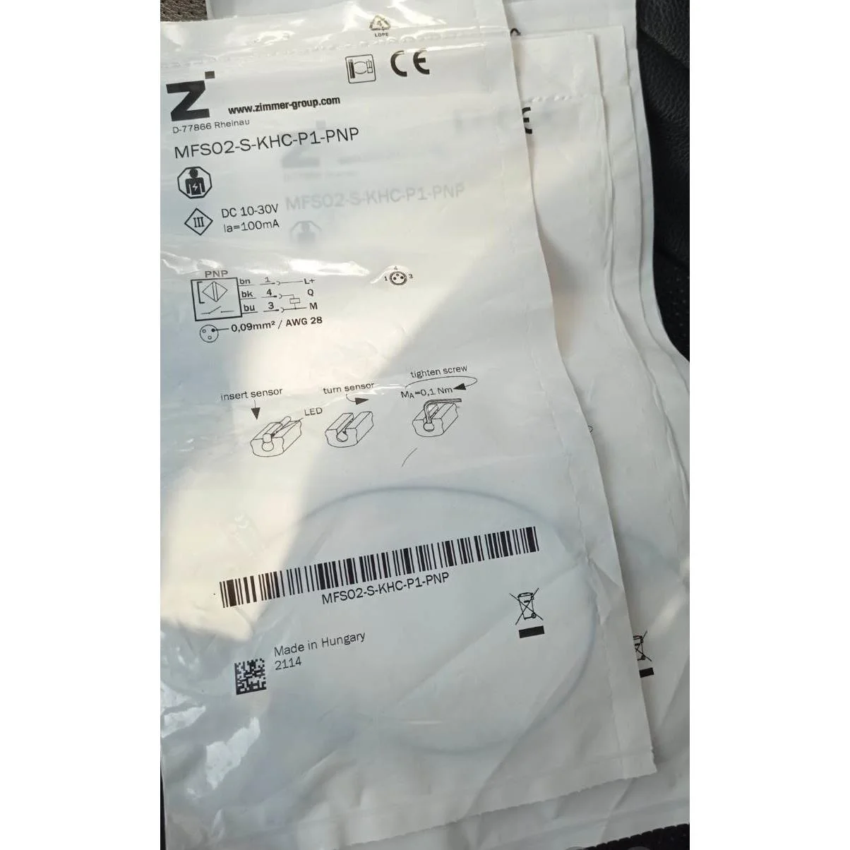 非实价议价议价Zimmer MFS02-S-KHC-P1-PNP 欢迎进店选购非实价议