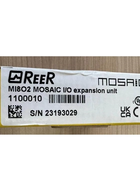 非实价议价议价REER 安全继电器扩展模块 MI8O2 I/O 1100010 RV 1