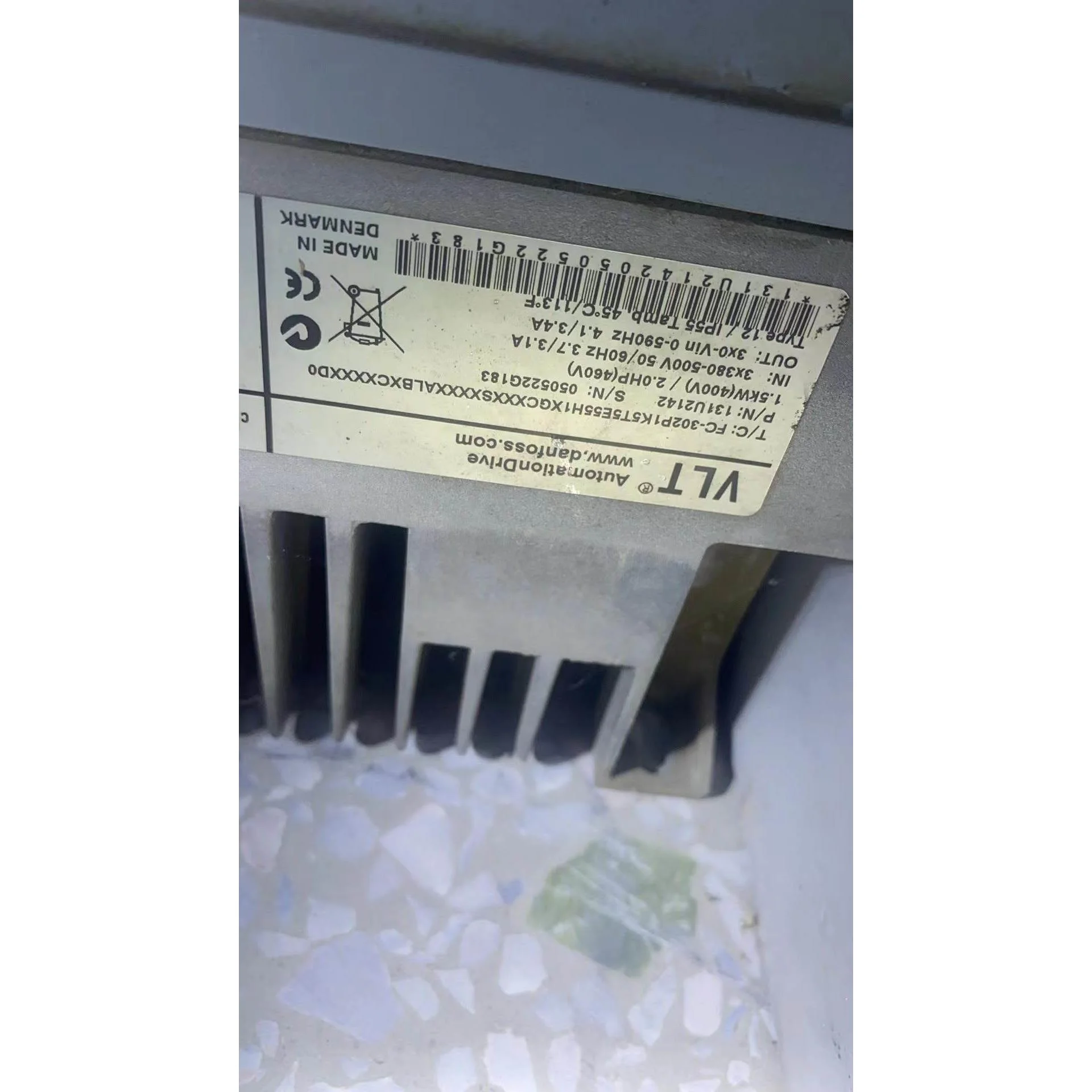 非实价议价议价FC-302P1K5T5E55H1XG丹佛斯变频器原装拆机包好议